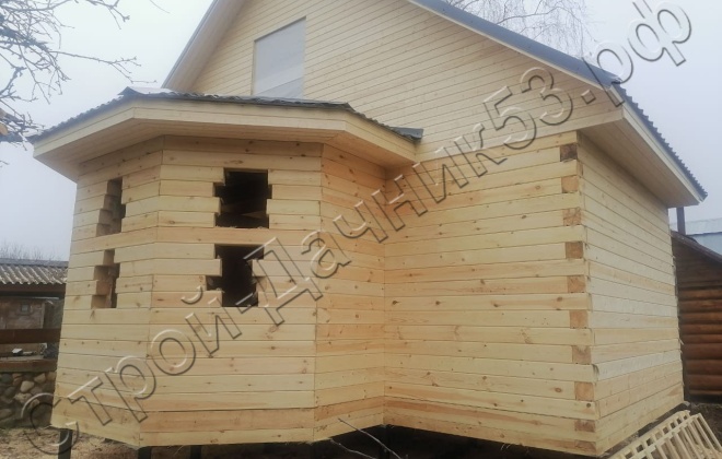 3 Брусовая баня Б-12, 7,5х6м, 51М², Тверская область, Конаковский район, СНТ Машиностроитель (6)